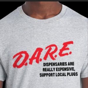new unisex dare funny graphic tee shirt